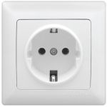Розетка с заземлением Anura Marmaris