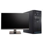 Компьютерный комплект H81, Intel Core i3-4130, 8GB, 1TB+120GB SSD, GPU 2GB, 550W, DVD, BENQ 23", клавиатура, мышь, колонки