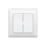 Выключатель двухклавишный Anura Marmaris