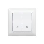 Выключатель проходной двухклавишный Anura Marmaris