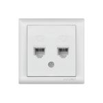 Двойная розетка телефонная Anura Anamur