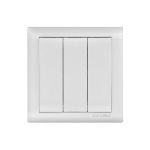 Выключатель трехклавишный Anura Anamur