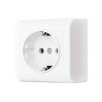 Розетка наружная с заземлением Anura Kumluca