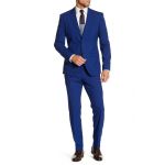 Костюм 14th & UnionSolid, с двумя пуговицами и вырезом на пуговицах