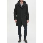 Пальто KENNETH COLE, шерстяное, черный