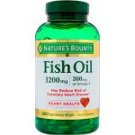 Рыбий жир NATURE'S BOUNTY, 1200 мг, Омега 3 360 мг, 200 капсул