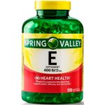 Витамин E Spring Valley, 400 IU, 500 капсул