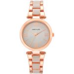 Женские часы Энн Кляйн (Anne Klein) розовое золото-тон и эмаль браслет, 33 мм