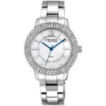 Женские часы Энн Кляйн (Anne Klein) серебряный тон швейцарский механизм Swarovski кристалл украшен, 38 мм