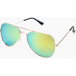 Солнцезащитные очки Newbee Classic Aviator Flash Full Mirror UV Protection Gold/Yellow