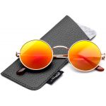 ​Круглые солнцезащитные очки John Lennon Orange Flash