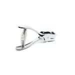 Дырокол для бейджей KW-Trio 9772 серебристый  на 1 овальное отверстие