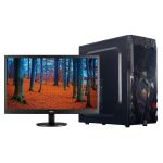 Компьютерный комплект H81, Intel Core i5-4440, 4GB, 500GB, 550W, DVD, AOC 18.5", клавиатура, мышь, колонки