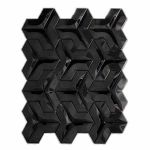Металлическая мозаика Black mirror из нержавеющей стали