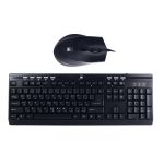 Проводная клавиатура и мышь TECH JC-K515CM Combos, USB, черный