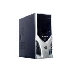 Корпус для компьютера MERCURY EXPRESS, БП 300W, кулер, кабель, черно-серебристый