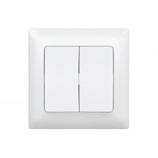 Выключатель двухклавишный Anura Marmaris