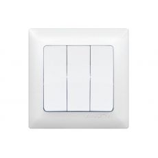 Выключатель трехклавишный Anura Marmaris