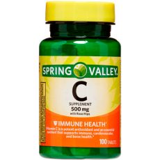 Витамин C Spring Valley, 500 мг, 100 таблеток