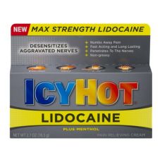 Обезболивающий крем с ментолом от боли в мышцах ICY HOT & LIDOCAINE