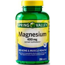 Магний Spring Valley, 400 мг, 250 таблеток