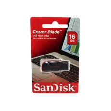 USB флешка SanDisk Cruzer Blade, 16GB, черный