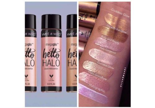 Wet N Wild Мега Глоу Хало Ликуид Хайлайтер золоченое свечение