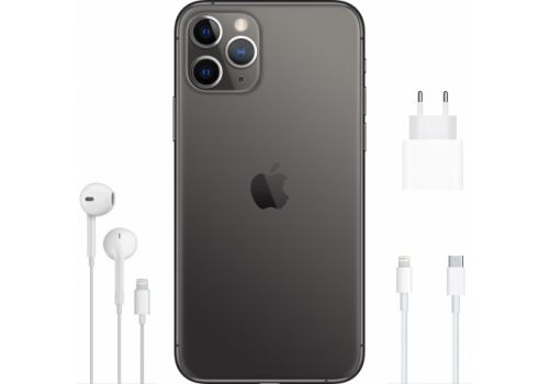 Смартфон Apple iPhone 11 Pro Max 64GB, 2 SIM, кайҳони хокистарӣ