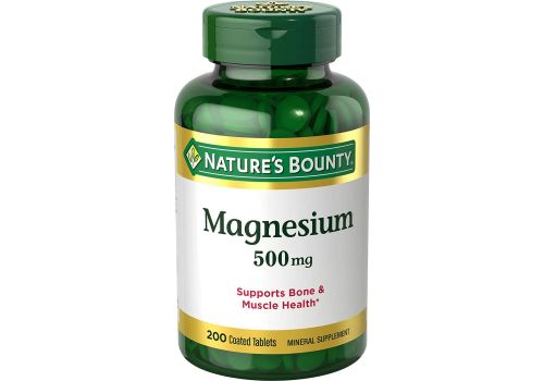 Магний NATURE'S BOUNTY, 500 мг, 200 таблеток
