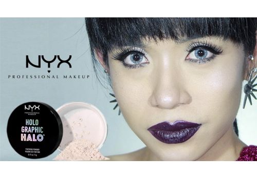 NYX профессиональный макияж голографический гало отделка порошок, Mermazing