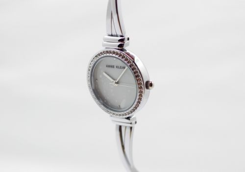 Часы с кристаллами Anne Klein, серебряный