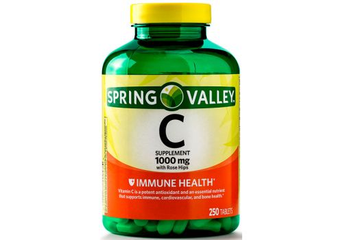 Витамин C Spring Valley, 1000 мг, 250 таблеток