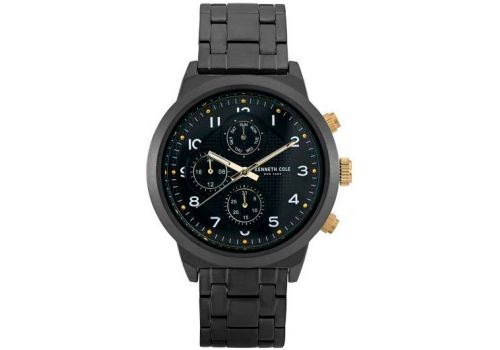 Мужские часы Kenneth Cole New York, спортивные черные, 47 мм