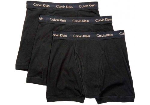 Трусы боксеры Calvin Klein, хлопковые, набор из 3 штук  
