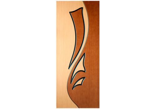 Межкомнатная дверь Глория, тонду, золотой дуб