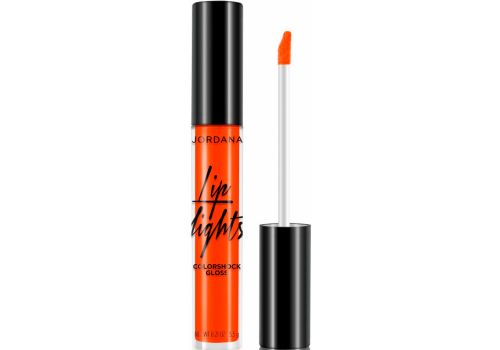 Блеск для губ Jordana Lip Lights Red/Orange, оранжевый