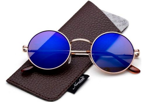 ​Круглые солнцезащитные очки John Lennon Blue Flash