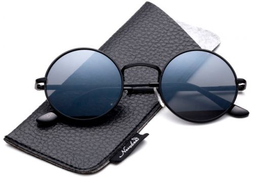 Круглые солнцезащитные очки John Lennon Gun/metal smoke