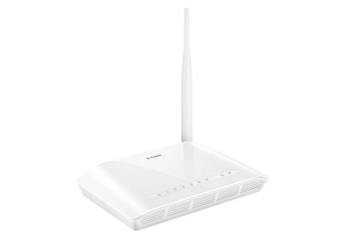 D-Link N 150 DSL-2730U роутер, белый