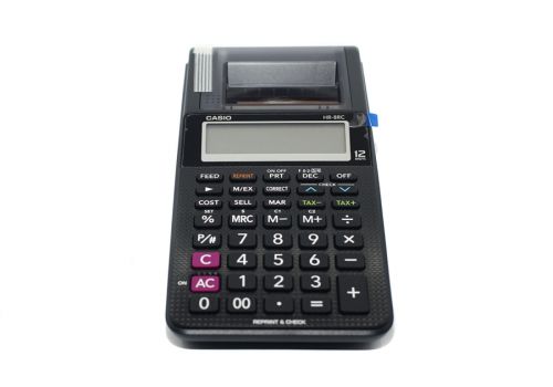 Калькулятор инженерный Casio HR-8RC черный