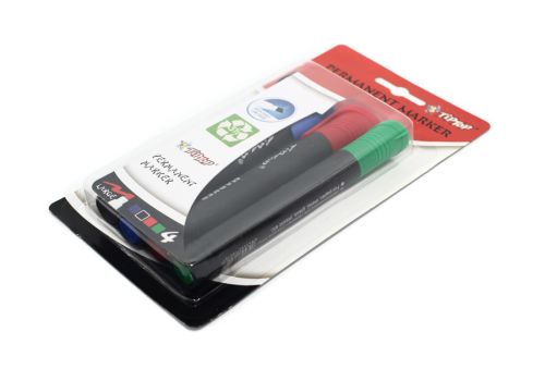 Набор перманентных маркеров TipTop FL 605, 4 шт