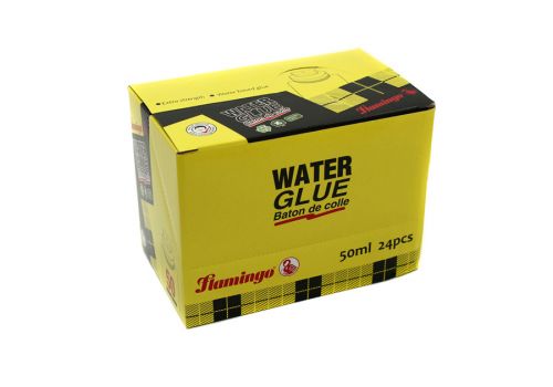 Клей канцелярский Flamingo 50 мл 24 шт прозрачный