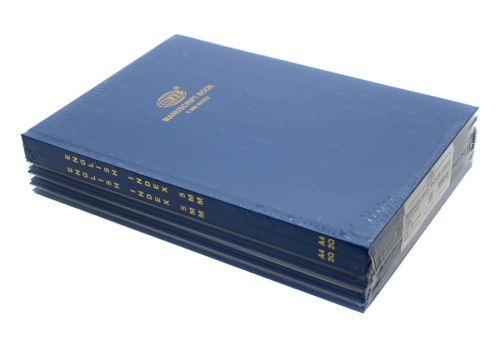 Тетрадь 100 листов Manuscript Book FIS А4 2Q цвет синий 5 шт