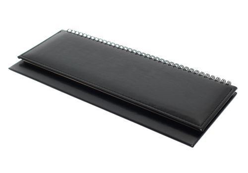 Еженедельник кожа черный