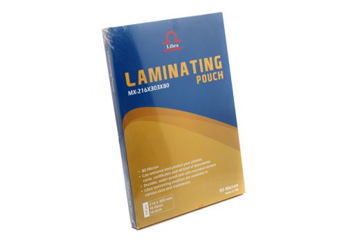 Пленка для ламинирования Libra МХ 216 х 303 мм 80 мкр 100 шт
