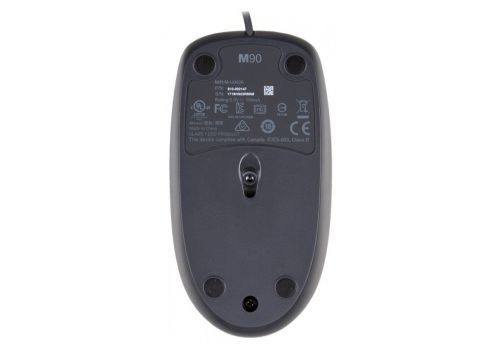 Мышь проводная Logitech M90, серый