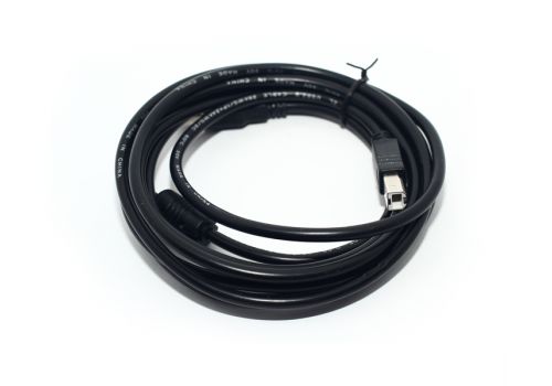 Кабель для принтера USB 2.0 черный 1,5 м