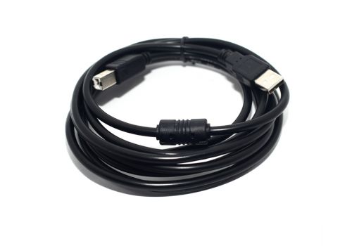 Кабель для принтера USB 2.0 черный 1,5 м