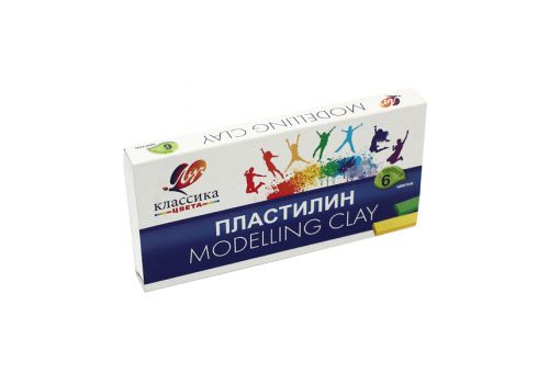Пластилин ЛУЧ 6 цветов