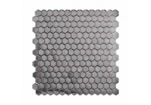 Металлическая мозаика White mirror из нержавеющей стали